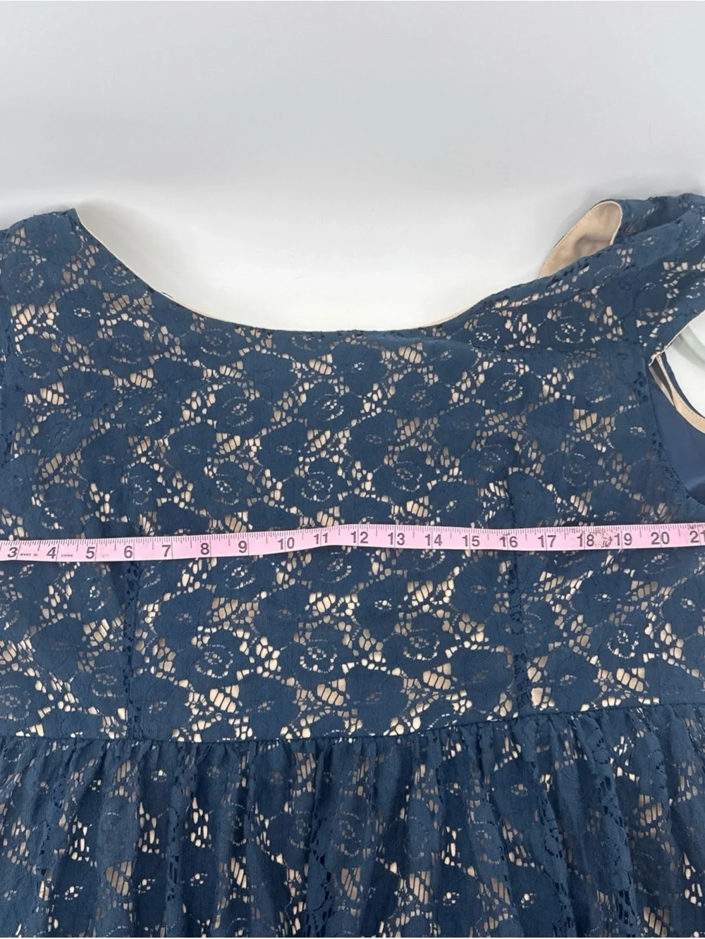 Pompous Girly Blue Lace Dress SZ 22W
